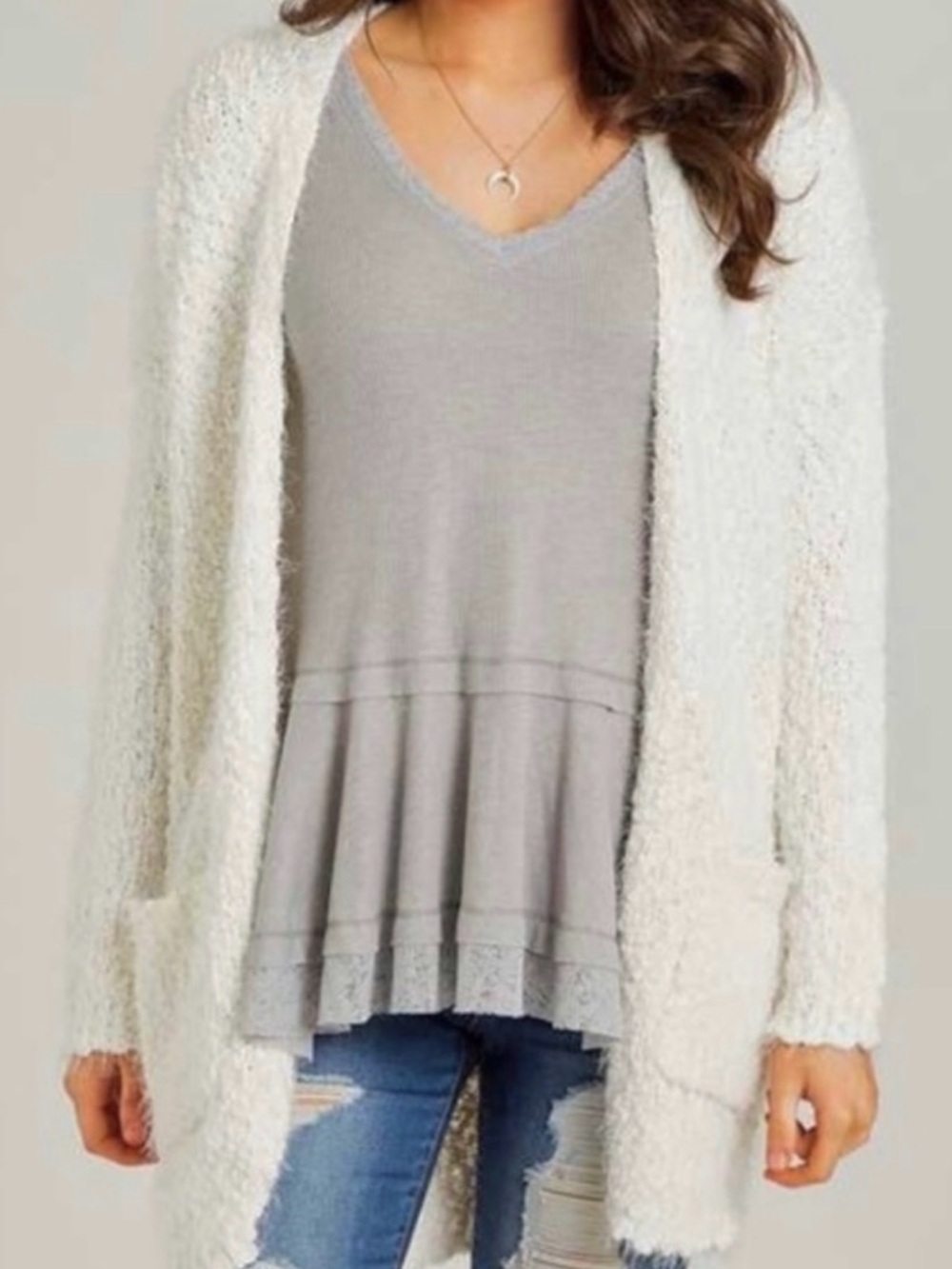 Altar'd State opened-Front Women's Cardigan Sweater